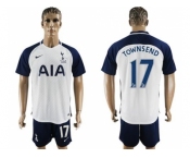 Tottenham Hotspur #17 Townsend White Home Soccer Club Jersey