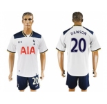 Tottenham Hotspur #20 Dawson White Home Soccer Club Jersey1