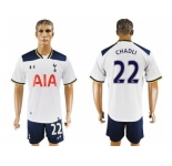 Tottenham Hotspur #22 Chadli White Home Soccer Club Jersey1