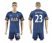 Tottenham Hotspur #23 Eriksen Away Soccer Club Jersey2