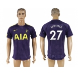 Tottenham Hotspur #27 Wimmer Sec Away Soccer Club Jersey