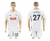 Tottenham Hotspur #27 Wimmer White Home Soccer Club Jersey