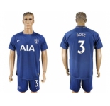 Tottenham Hotspur #3 Rose Away Soccer Club Jersey