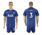 Tottenham Hotspur #3 Rose Away Soccer Club Jersey