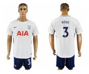 Tottenham Hotspur #3 Rose White Blue Soccer Club Jersey