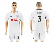 Tottenham Hotspur #3 Rose White Home Soccer Club Jersey