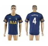 Tottenham Hotspur #4 Kaboul Away Soccer Club Jersey1