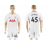Tottenham Hotspur #45 Walkes White Home Soccer Club Jersey