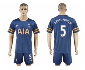 Tottenham Hotspur #5 Vertonghen Away Soccer Club Jersey2