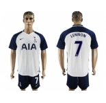 Tottenham Hotspur #7 Lennon White Home Soccer Club Jersey
