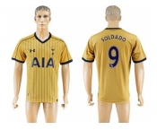 Tottenham Hotspur #9 Soldado Sec Away Soccer Club Jersey
