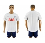 Tottenham Hotspur Blank White Blue Soccer Club Jersey