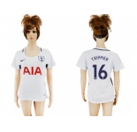 Women's Tottenham Hotspur #16 Trippier Home Soccer Club Jersey