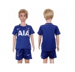 Tottenham Hotspur Blank Away Kid Soccer Club Jersey