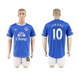 Everton #10 Lukaku Home Soccer Club Jersey2