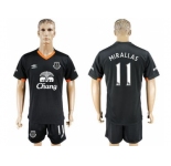 Everton #11 Mirallas Away Soccer Club Jersey