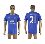 Everton #21 Osman Home Soccer Club Jersey1