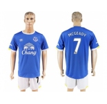 Everton #7 Mcgeady Home Soccer Club Jersey