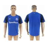 Everton Blank Home Soccer Club Jersey1