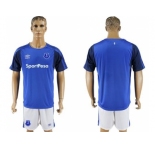 Everton Blank Home Soccer Club Jersey