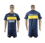 Boca Juniors Blank Home Soccer Club Jersey1