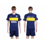 Boca Juniors Blank Home Soccer Club Jersey2