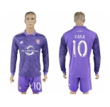 Orlando City SC #10 Kaka Home Long Sleeves Soccer Club Jersey
