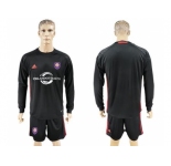 Orlando City SC Blank Black Long Sleeves Goalkeeper Soccer Club Jersey