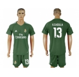 Real Madrid #13 K.Casilla Green Goalkeeper Soccer Club Jersey