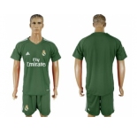 Real Madrid Blank Green Goalkeeper Soccer Club Jersey