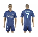 Marseille #7 Ocampos Away Soccer Club Jersey2
