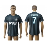 Marseille #7 Ocampos Away Soccer Club Jersey3