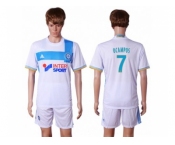 Marseille #7 Ocampos Home Soccer Club Jersey1