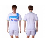 Marseille Blank Home Soccer Club Jersey1