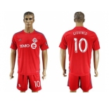 Toronto FC #10 Giovinco Home Soccer Club Jersey3