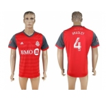 Toronto FC #4 Bradley Home Soccer Club Jersey1