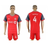 Toronto FC #4 Bradley Home Soccer Club Jersey