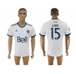 Vancouver Whitecaps FC #15 Laba Home Soccer Club Jersey
