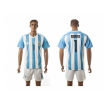 Argentina #1 Romero Home Soccer Country Jersey