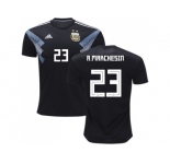 Argentina #23 A.Marchesin Away Soccer Country Jersey