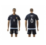 Argentina #6 Biglia Away Soccer Country Jersey