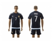 Argentina #7 Dybala Away Soccer Country Jersey