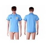 Argentina Blank Blue Polo Shirts