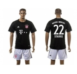 Bayern Munchen #22 Starke Goalkeeper Black Soccer Club Jersey