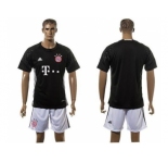 Bayern Munchen Blank Goalkeeper Black Soccer Club Jersey