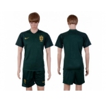 Brazil Blank Away Soccer Country Jersey