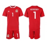 Wales #1 Hennessey Red Home Soccer Club Jersey