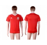 Wales Blank Red Home Soccer Country Jersey