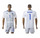 Bosnia Herzegovina #1 Begovic Away Soccer Country Jersey