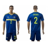 Bosnia Herzegovina #2 Cocalic Home Soccer Country Jersey